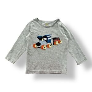 Baby Boden | Long Sleeve Train Appliqué Tee (12-18 mos) 🚂